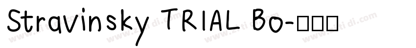 Stravinsky TRIAL Bo字体转换